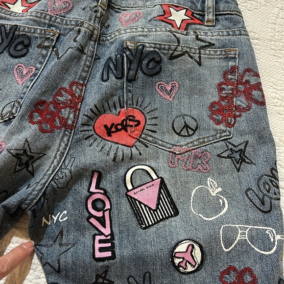 Michael Kors Limited Edition Button Fly, Flare, Crop. Size 6 - Picture 12 of 12